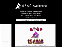 Tablet Screenshot of apacavellaneda.org